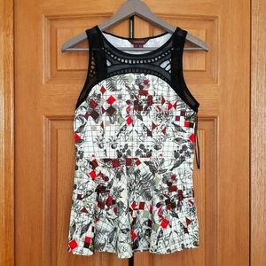 Anthropologie Ranna Gill Peplum Top